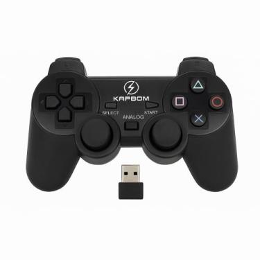 Imagem de Controle Gamer Sem Fio Wireless 2.4G Compatível com Console e PC - Kap