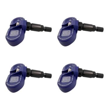 Imagem de AUTO OCCASION Pacote com 4 sensores para monitor de pressão de pneu BLE Bluetooth TPMS Sensor compatível com Tesla Model 3 Y S X 2020-2024 Substitui 1490701-01-B 1490701-01-C