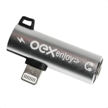 Imagem de Adaptador Duo audio e recarga para Iphone - OEX AD200 - Prata