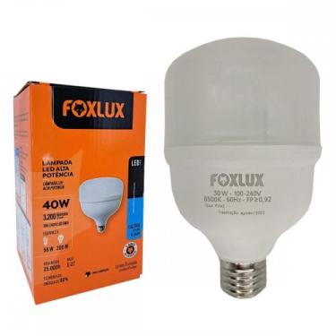 Imagem de Lampada Led Alta Potencia Foxlux 40W. 3.600Lm Bivolt 6500K.