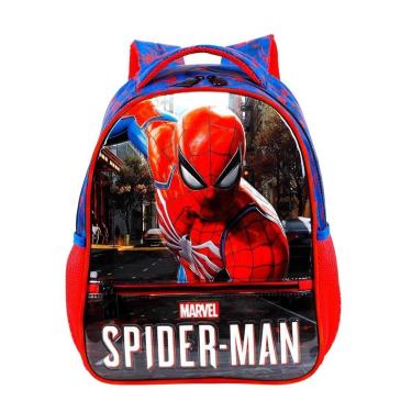 Imagem de Mochila Escolar de Costas Spider Man Homem Aranha Disney 72-Masculino