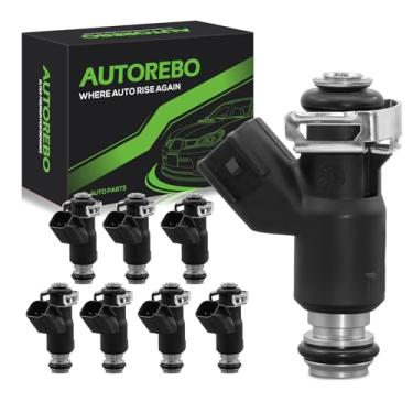 Imagem de Conjunto de 8 injetores de combustível FJ1089 compatíveis com Chevrolet GMC Express 2500 3500 4500 Silverado Suburban HD GMC Savana Sierra Yukon XL V8 6.0L # Substitua 12613412 2173412 8002125N 800