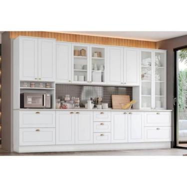 Imagem de Cozinha Completa Americana 8 Peças (2 Armários + 2 Paneleiros + 2 Balc