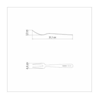 Imagem de Garfo Trinchante Tramontina Extrata Para Carnes Em Aço Inox