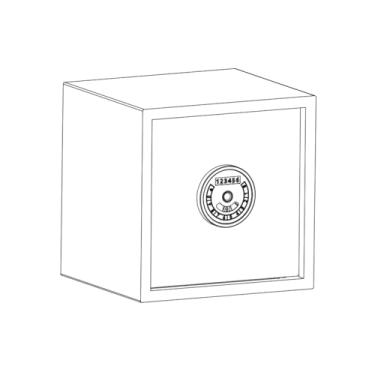 Imagem de BlackSmith Cofre biométrico com impressão digital sensível ao toque, 1,2 filhotes, cofre de abertura automática