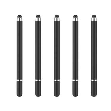 Imagem de Conjunto de caneta capacitiva de cabeça dupla de 5 peças – Três combinações de cores opcionais, precisas para dispositivos com tela sensível ao toque
