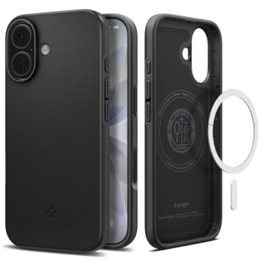 Imagem de Capa Spigen para iPhone 17, ajuste fino [MagFit] projetada para Apple iPhone 17 - preta