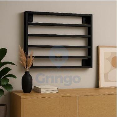 Imagem de Expositor Grande de Esmaltes em MDF  5 Prateleiras  Vai Montado - A Lo