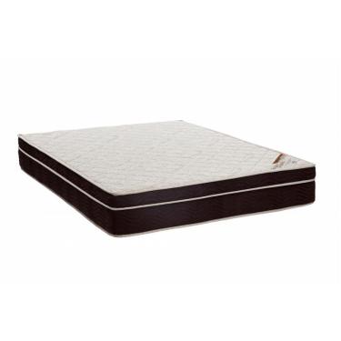 Imagem de Colchão Casal Exclusive Ortopédico D26 (28x138x188) Branco e Marrom
