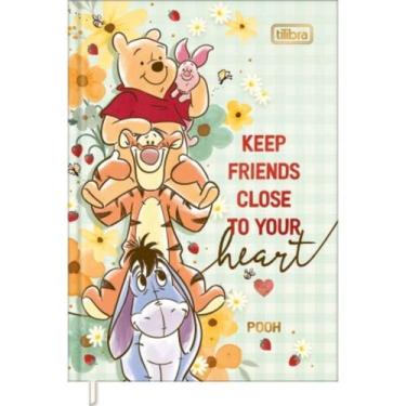 Imagem de Caderneta Costurada Petit Pooh 96fls 10,5x14,8 Capas Sortidas - Tilibr