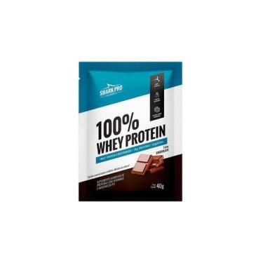 Imagem de Whey Protein 100% Sabor Chocolate 40G Sachê 1 Unidade Shark - Shark Pr