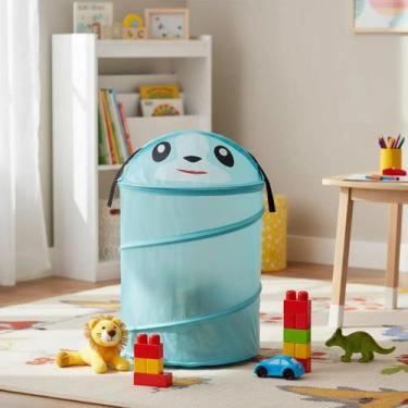 Imagem de Cesto Organizador Para Brinquedos Em Nylon 36x46 Vários Modelos e Core