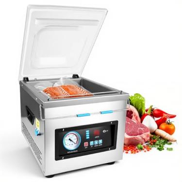 Imagem de Seladora Vacuo 220v, Seladora de Embalagens, Embaladora e Seladora Vacuo, Mini Máquina a Vácuo Industrial dz260