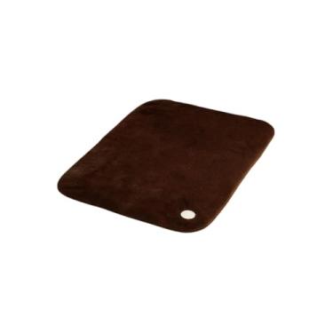 Imagem de Tapete Felpudo Multiuso Antiderrapante, 40x60cm, Alta Densidade, Sortido (Azul, Preto, Marrom, Cinza), para Sala, Quarto, Corredor, Banheiro