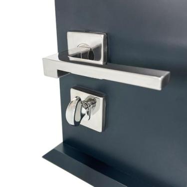 Imagem de Fechadura De Porta Banheiro Polida 55mm Turim ABNT - DECORPLACE