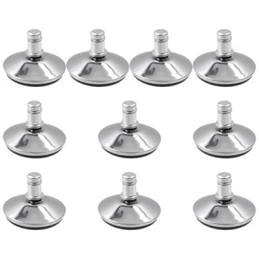 Imagem de KUMGROT Substituição de roda de cadeira de escritório de 1,97 polegadas, material de borracha e ferro, rodas de cadeira de mesa para cadeiras de computador, cadeiras de escritório, cadeiras de