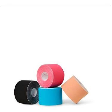 Imagem de Kit Com 3 Fita Tape New Form Rolo 5m Hipoalergênica Fisio, Sortida