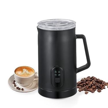 Imagem de Frother de Leite Elétrico 4 em 1 400W 580ml Operação Silenciosa Aço Inoxidável -Deslizante Vaporizador para Latte Cappuc