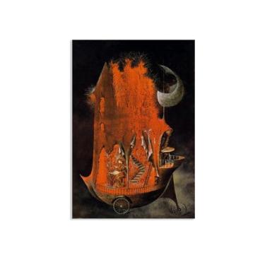 Imagem de Zeichn8u Remedios Varo Canvas The Emigrants Posters Wall Art Surrealism Home Decor Remedios Varo impressões artísticas pinturas sala de estar quarto presente decoração de parede 100 x 70 cm (39 x 28
