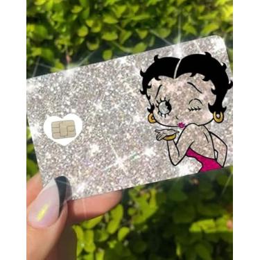 Imagem de ExotixCard The Original Ultra Bling Reflective Card Sticker Débito - Capa de crédito brilhante removível especialmente brilhante, protegendo sem bolhas, fina, capa de cartão à prova d'água (BettyKix)