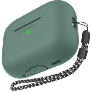 Imagem de Capa Case Premium Protetora Compatível Com AirPods Pro 3 terceira geração (verde)