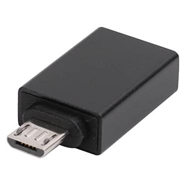 Imagem de Cryfokt Conector Micro OTG Convert para Telefones - Adaptador USB para para Transmissão e Carregamento de Dados - Revestimento de Liga de Alumínio Resistente Adequado para Notebooks, Telefones,