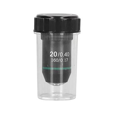 Imagem de Generic Lente Objetiva de Microscópio de Latão Acromático 20X Alta Transmitância de Luz para Microscópios Biológicos Interface Cromada de 20,2 Mm para Profissionais