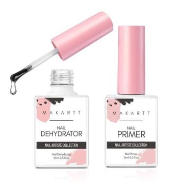 Imagem de Conjunto de desidratador e primer para unhas Makartt P-123 15ml/15ml