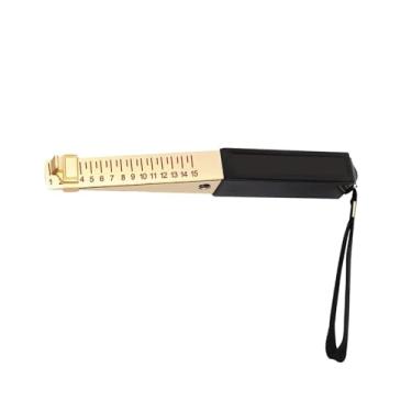 Imagem de Medidor de abertura de porta de incêndio, ferramenta de montagem de abertura de porta de 1-15 mm, ferramenta de montagem de abertura de porta de incêndio de cobre, régua de Engenharia, (0.2MM)