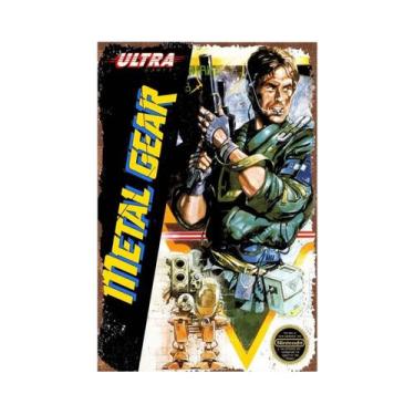 Imagem de Placa De Metal Vintage Gamer, Cartaz De Jogos Clássicos, Placa De Alum