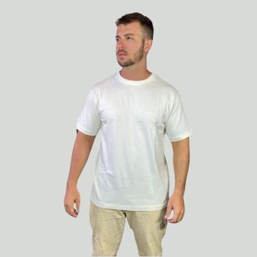 Imagem de Camiseta Masculina Rock E Soda Oversized Off White Liso-Masculino