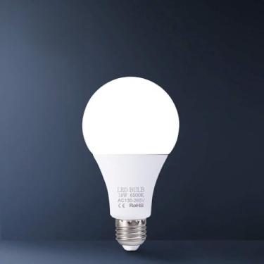 Imagem de Lâmpadas LED de 18W E27 Econômicas Energia Alto Brilho Luz Branca para Quarto Sala Estar 130V-265V