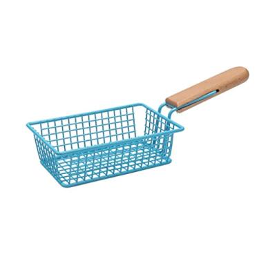 Imagem de Cesta criativa de frango frito frito, cesta de lanche frito, mini cesta de ferro, utensílios de mesa de cozinha