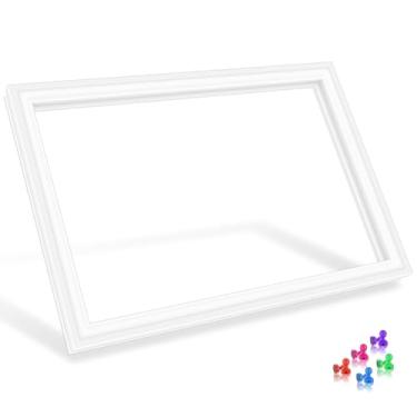 Imagem de Vedação de porta de congelador WR24X10187 atualizada compatível com substituição da junta da porta do freezer GE WR24X10068 WR24X10095 Gaxeta de porta de geladeira GTS18DCPERBB GTS18DCPFRWW Hotpoint