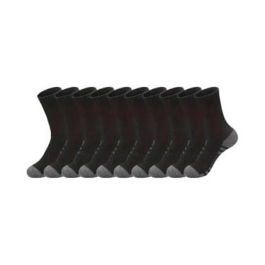 Imagem de Meias Clássicas Masculinas 10/20/30 Pares Respirável Antiderrapante Pa