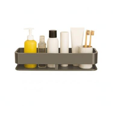 Imagem de Suporte Prateleira para Banheiro de Parede – Organizador de Shampoo e Sabonete para Box Design Luxo