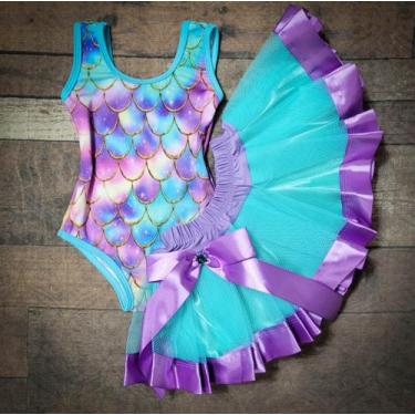 Imagem de Conjunto Body e Saia Infantil Juvenil Festa Fantasia de Carnaval Hallo