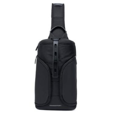 Imagem de Mochila Transversal Swissport Shoulder Bag Mochila Masculina 4 litros - Preto-Masculino
