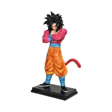 Imagem de Figura De Ação Super Saiyan 4 Goku Dragon Ball Z SSJ4 Modelo Brinquedo