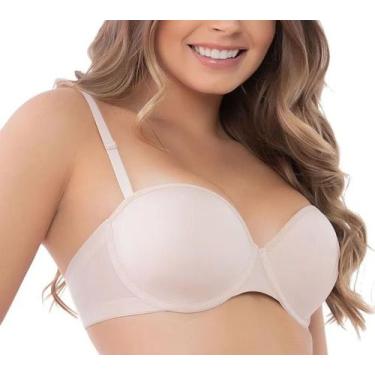 Imagem de Sutiã Bustie Delrio 47457 Feminino Alças Removíveis Microfibra T. 42/4