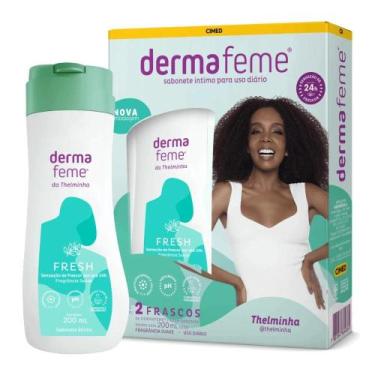Imagem de Kit c/ 2 Kit Sabonete Intimo Dermafeme Fresh 200ml C/2