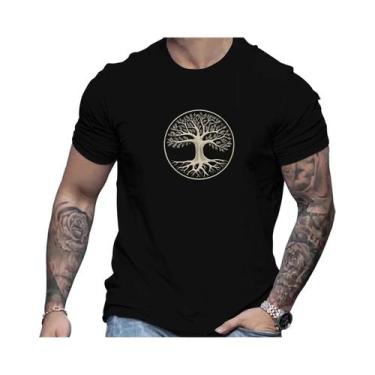 Imagem de Camiseta Esportiva Masculina De Algodão Para O Verão Com Estampa De Pi