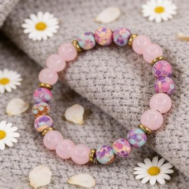 Imagem de Pulseiras elásticas para mulheres, homens, olho de tigre natural, lápis-lazúli, contas de cristal, pulseiras elásticas para alegria, felicidade, prazer, joias empilháveis para homens, pulseiras