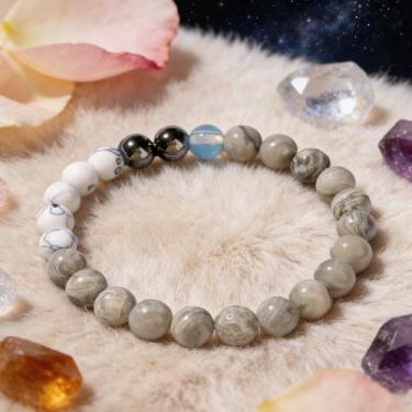 Imagem de Pulseiras elásticas para mulheres, homens, olho de tigre natural, lápis-lazúli, contas de cristal, pulseiras elásticas para alegria, felicidade, prazer, joias empilháveis para homens, pulseiras