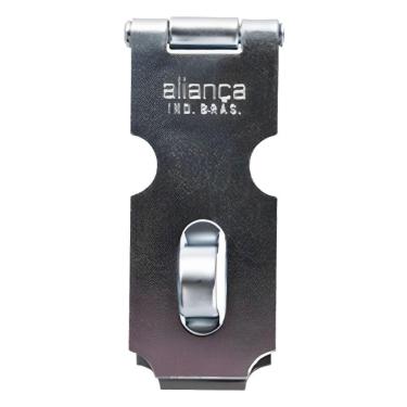 Imagem de Porta Cadeado 89mm Zincado Encartelado - 019709 - Alianca Porta Cadeado 89mm Zinc.81114-89 - 019709 - Alianca