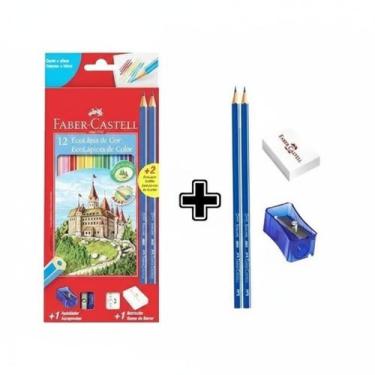 Imagem de Eco-Lápis 12 Cores + Kit Escolar - Faber-Castell
