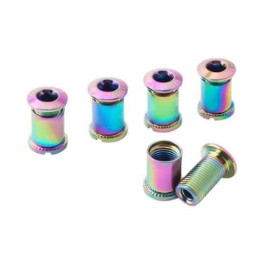 Imagem de Parafusos De Coroa De Bicicleta MTB 4/5 Peças Em Liga Para Pedivela Si