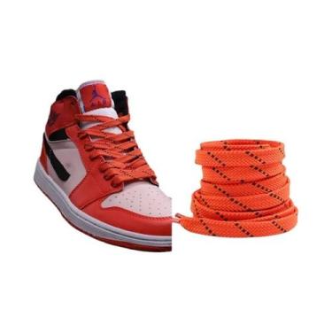 Imagem de Cadarços Elásticos De Cores Mistas Para Tênis AF1 AJ 100 120 140CM Cad