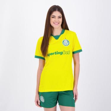Imagem de Camisa Puma Palmeiras III 2025 Feminina, EEEG