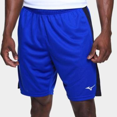 Imagem de Bermuda Mizuno Root Mesh 2 Masculina, Marinho, Azul, GG